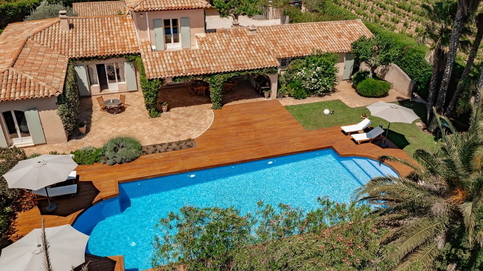 Superbe Villa, Piscine Chauffee, Jardin, Climatisee, Proche Du Village Le Plan-de-la-Tour 0*,